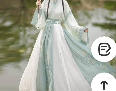 云芳晴玉清歌原创汉服女中国风晋制齐腰交领襦...