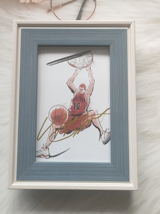 灌篮高手井上雄彦亲笔签名照，签名照，亲笔签...