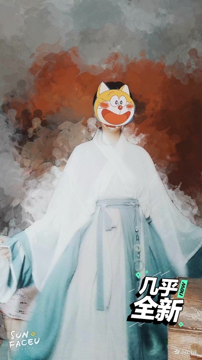 季九月念秋 凡尘  原创汉服女情侣装齐腰襦...