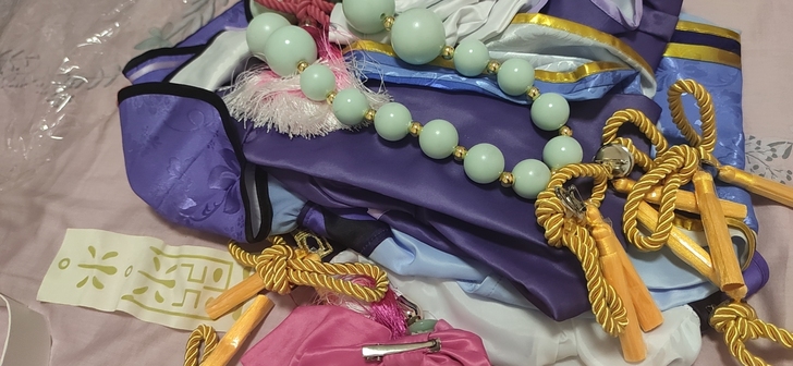 急出初兽猫七七cos服鞋子37码和假发，重...
