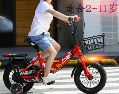 凤凰儿童自行车男孩宝宝小孩2-3-5-6-...
