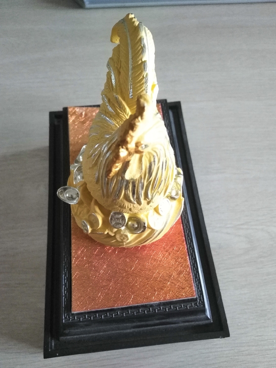 招财金鸡,整体鎏金,原价360,现价50处理