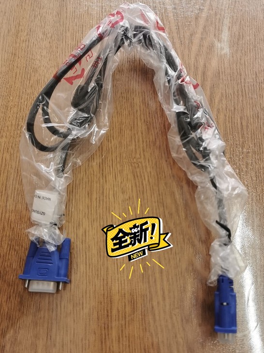 原厂VGA信号线，两米长度，非偏远地区都包...