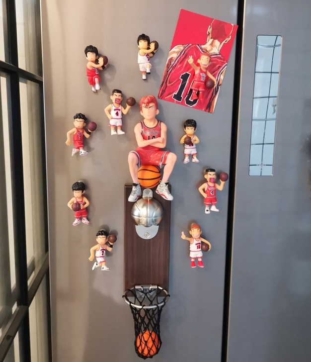 全新网红灌篮高手樱木花道冰箱贴开瓶器卡通动...