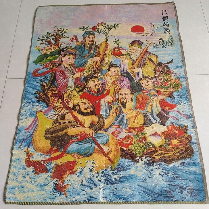 密宗佛教刺绣 唐卡刺绣画 宗教刺绣 金丝刺...