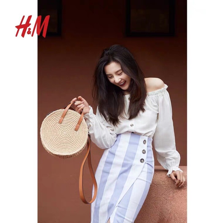 H＆M女装宋祖儿同款春季系列半身裙 201...