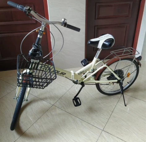 【特价】自行车新款折叠自行车通勤车青少年免...