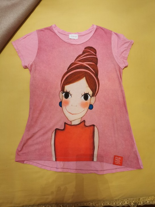 陆心缘正品短袖T恤 专柜入,胸围平铺约88...