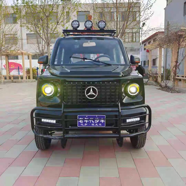 全封闭燃油四轮摩托车吉普越野汽油家用代步车...