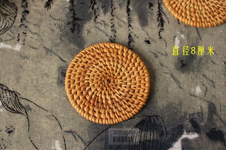 藤茶杯垫 摄影道具拍照拍图 拍摄背景摆件 ...