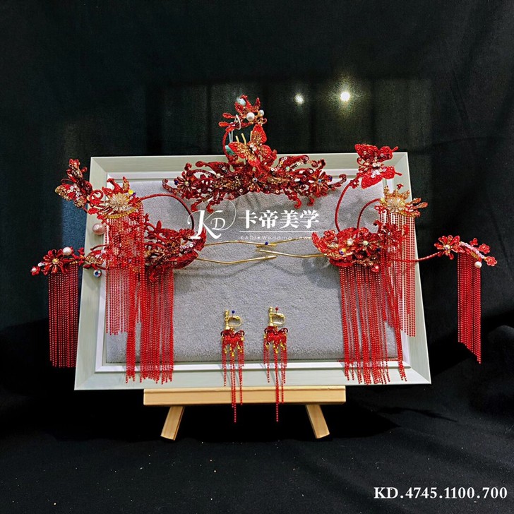 ete卡帝家买的新娘头饰全新一次未用处理3...