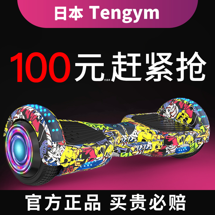 日本正品Tengym智能儿童平衡车小孩双轮...