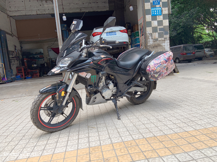 黄河自由300x拉力摩托车，17年的车，必...