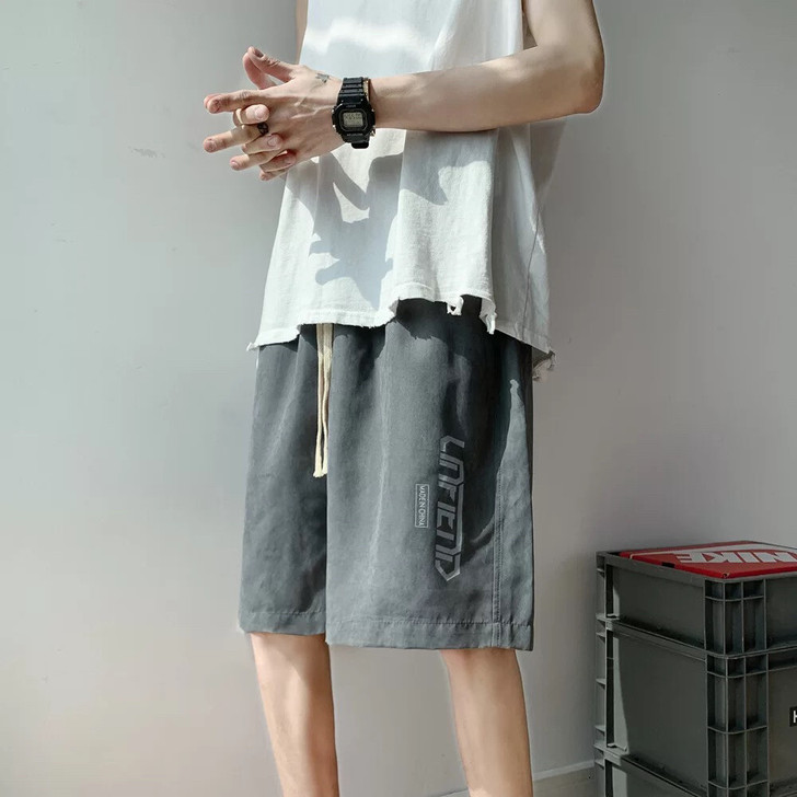 短裤男潮2021新款夏季裤子韩版潮流宽松休...
