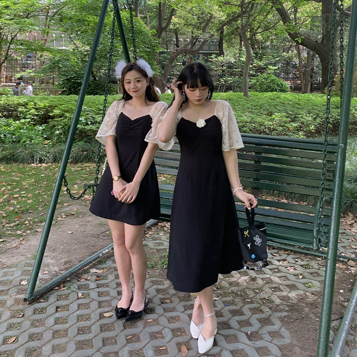 大面菁连衣裙