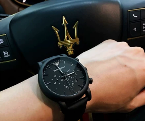EMPORIO ARMANI 阿玛尼 黑武...