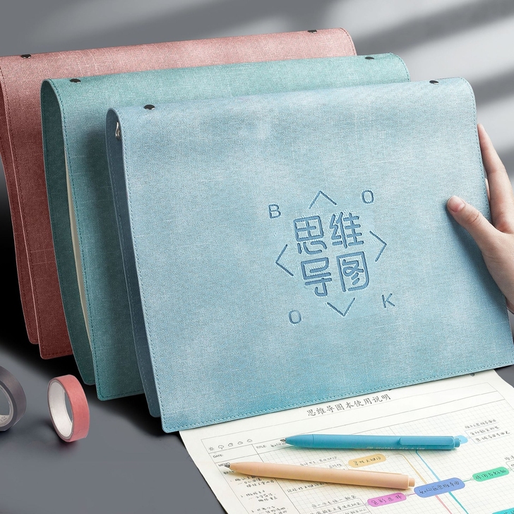 A4/B5优质版思维导图活页本学生笔记本康...