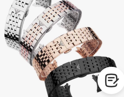 阿玛尼手表带男钢带 原装AR60008/2...