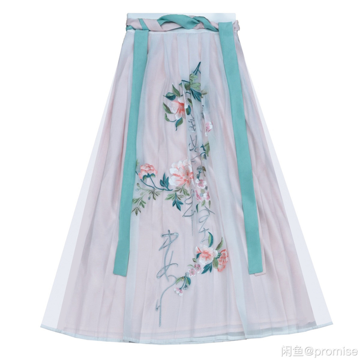 白菜急出钟灵记飞鸾粉裙借汉尚华莲明制汉服 ...