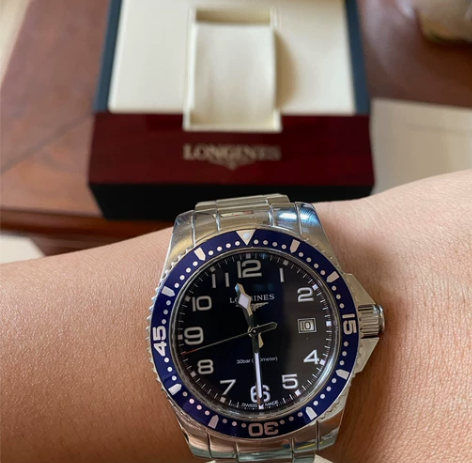 卖浪琴康卡斯手表,黄金表盘41mm男表,L...