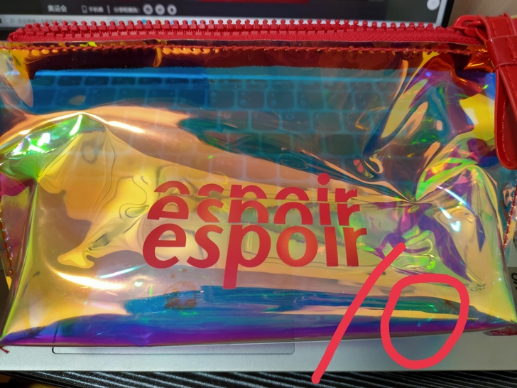 化妆包 espoir化妆包(包装已拆),图...