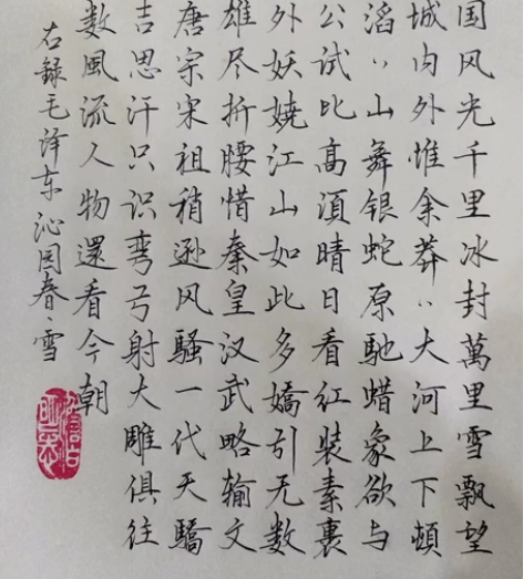 定制硬笔书法作品 感兴趣的话点“我想要”...