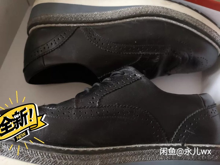 女鞋，头层牛皮，软，37码，洋气略带坡跟，...