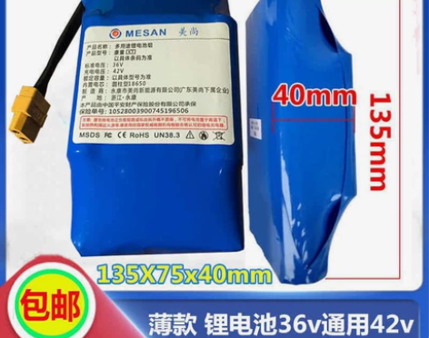 【大容量】电动平衡车电池36v42v电瓶专...