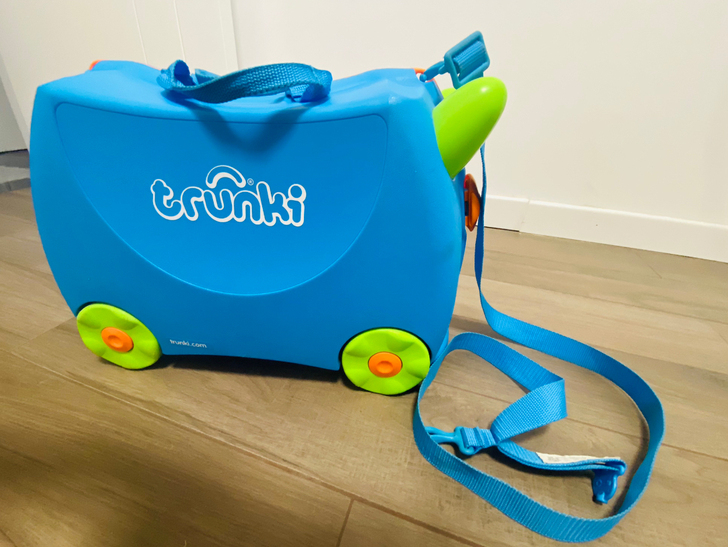 trunki 小朋友 儿童 行李箱 蓝色