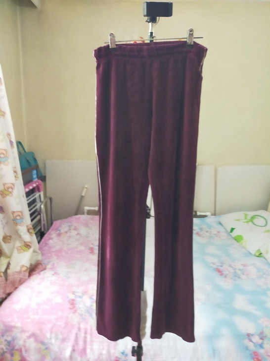 古着vintager金貂绒运动裤，休闲裤。...