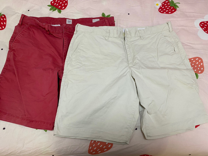 GAP男士纯棉短裤！尺码：36！