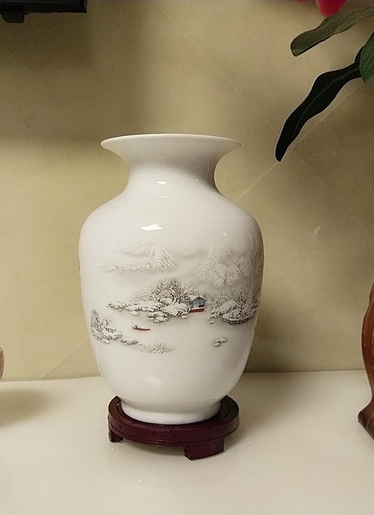 清仓处理景德镇陶瓷花瓶摆件客厅插花陶瓷中式...