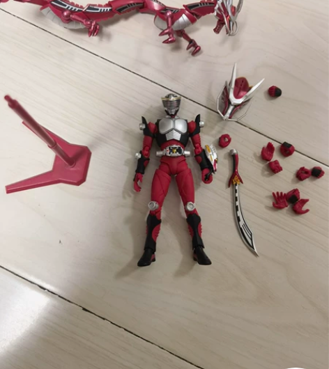 shf龙骑+食玩无双龙 如图所见即所得，无...