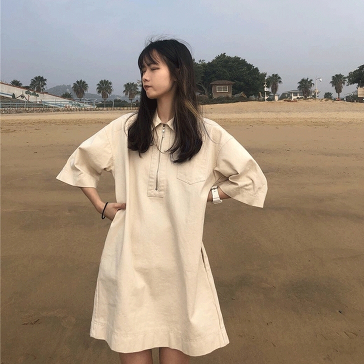 小个子穿搭可甜可盐系连衣裙子女春夏季202...