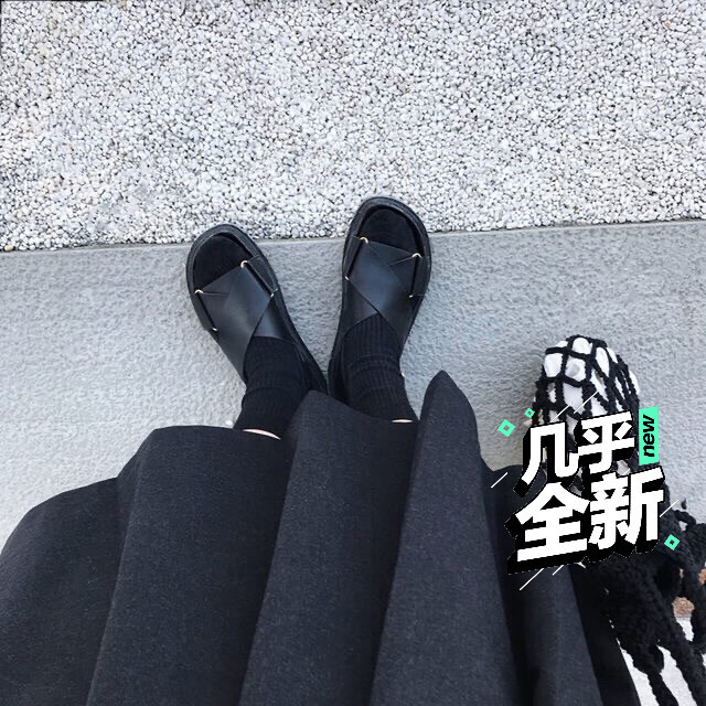 busygirl 家马丁凉鞋女韩罗马鞋夏季...