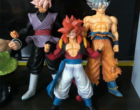 七龙珠手办悟空超级赛亚人五个打包 感兴趣的...