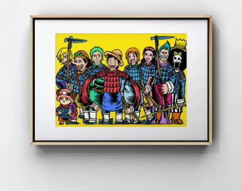 曹征老师寻秦记系列作品 加装裱 寻秦记.海...