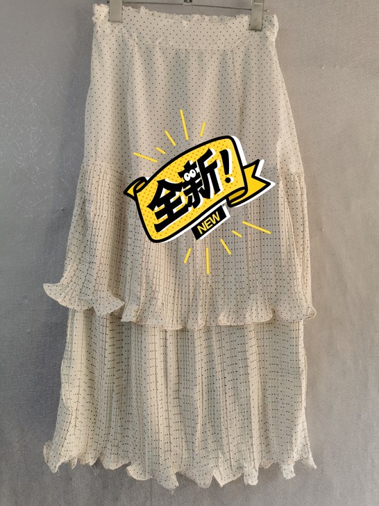 波点裙，半身裙，蛋糕裙，很有垂感，M码，1...