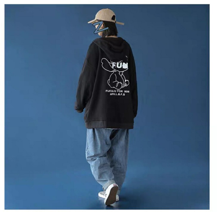 连帽外套女bf宽松慵懒风2020新款秋季百...