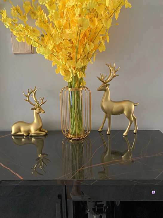 全新包邮轻奢玻璃花瓶摆件创意客厅干花插花花艺