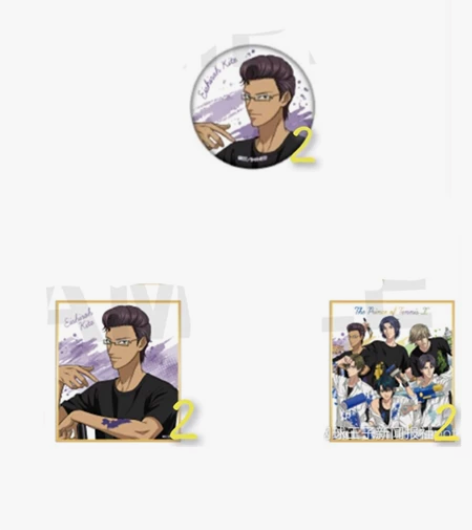 推车    网球王子油漆吧唧，色纸，余量见...