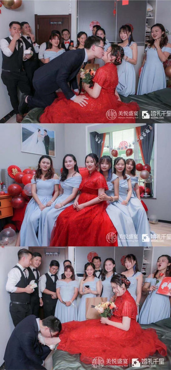 婚纱街定制主婚纱原价1600。