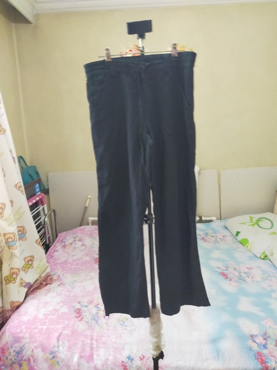 古着vintager休闲裤裤，棉麻裤，柔软...