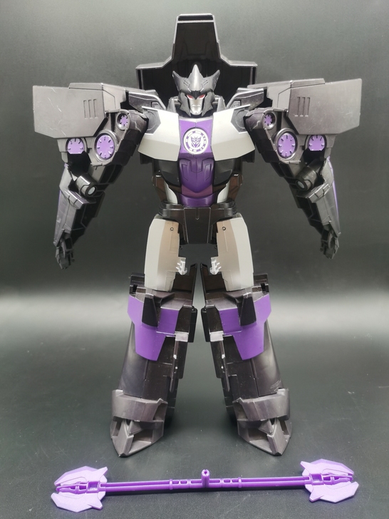 孩之宝变形金刚 领袖的挑战 三步变形威震天...