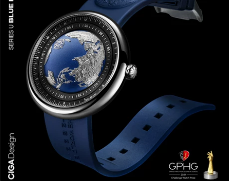 CIGA design玺佳机械表U系列蓝色...