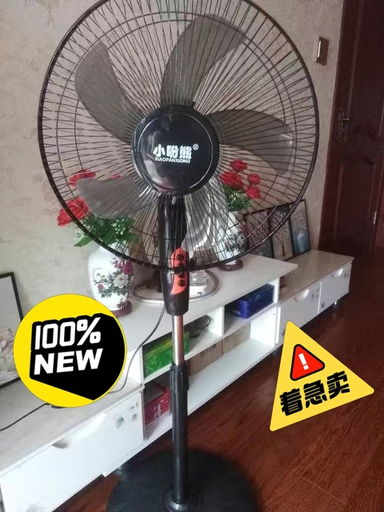 （顺丰包邮）闲置转让全新清仓落地扇电风扇家...