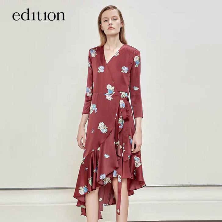 摩安珂高端系列，真丝连衣裙，超有质感，全新...