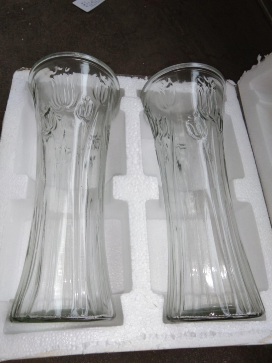 买一送一玻璃花瓶加厚客厅插花摆件水培富贵竹...