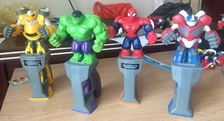 孩之宝绿巨人 蜘蛛侠 擎天柱