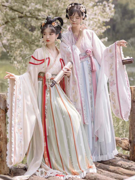 正品汉服出租 远山乔花神祈愿